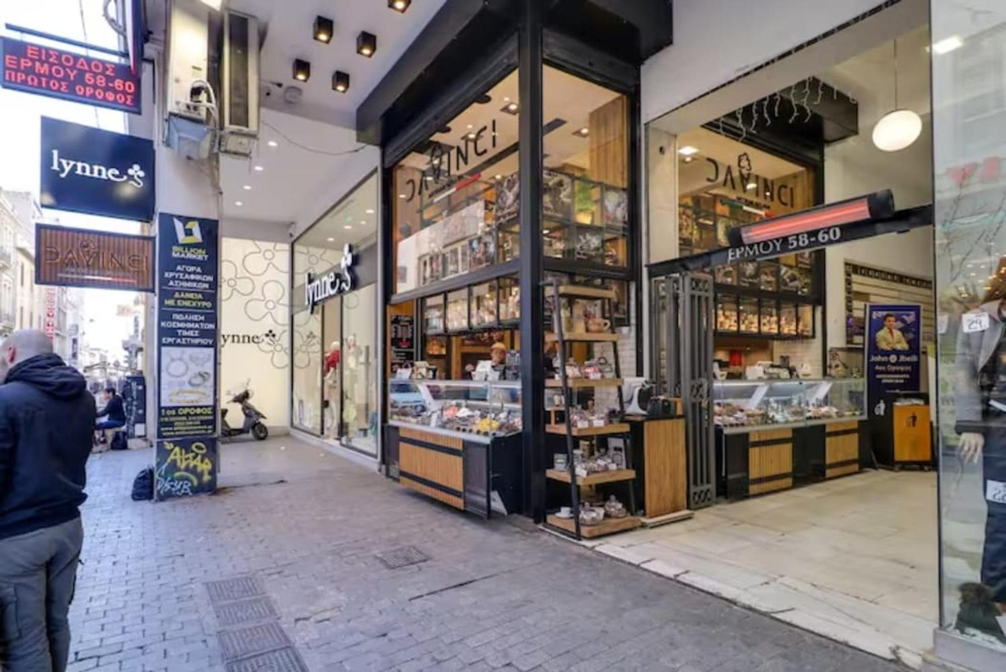 Milos 513 Plaka - Monastiraki By Superhost Hub Athena Bagian luar foto